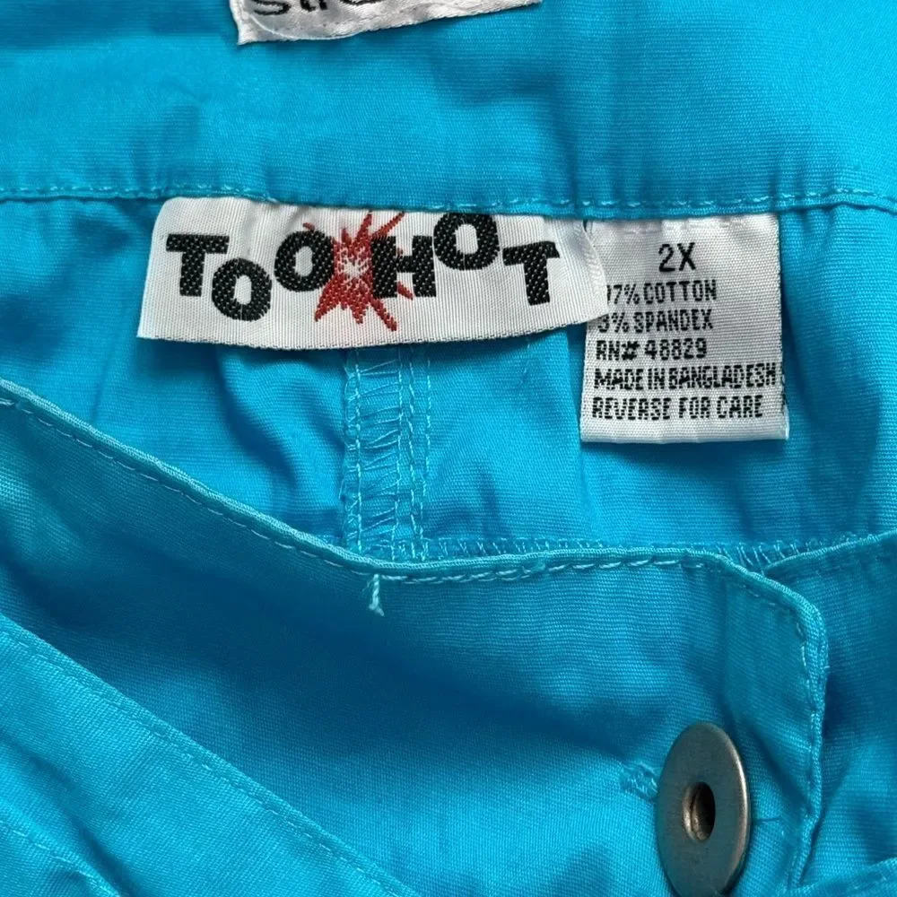 Blue‎ Mini Skirt with Belt - Picture 6 of 9